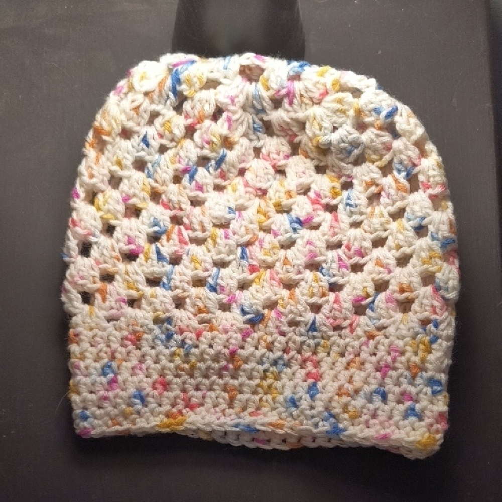 Colorful Crochet Kids Beanie
